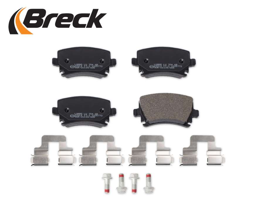 Breck 23914 00 704 00 — Zestaw klocków hamulcowych, hamulce tarczowe